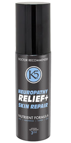 K5 Neuropathy Relief & Skin Healing Cream – Doctor Recommended for Feet, Legs and Toes – Over 20 Vitamins & Minerals – Reduce Neuropathy Symptoms & Repair Damaged Skin (3 Fl Oz)