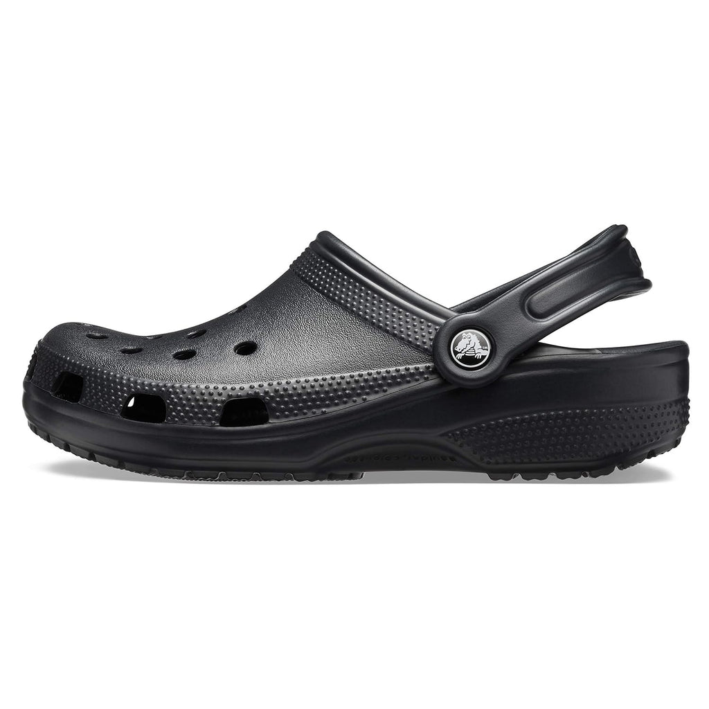 Crocs Unisex-Adult Classic Clog, Black, 9 Women/7 Men