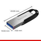 SANDISK 128GB Ultra Flair, USB-A Flash Drive, Up to 150MB/s Read Speeds