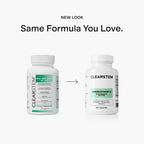 CLEARSTEM - MINDBODYSKIN Hormonal Acne Supplement (No 5-HTP) - Natural DIM Supplement - Skin Care Vitamins - Hormone Balance, Antioxidants - Gluten Free, Cruelty Free - 30 Servings, 90 Capsules