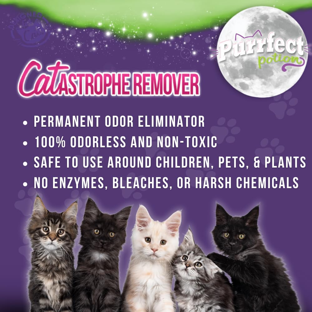 Purrfect Potion - CATastrophe Remover (Two Pack - 32oz Spray Bottles)