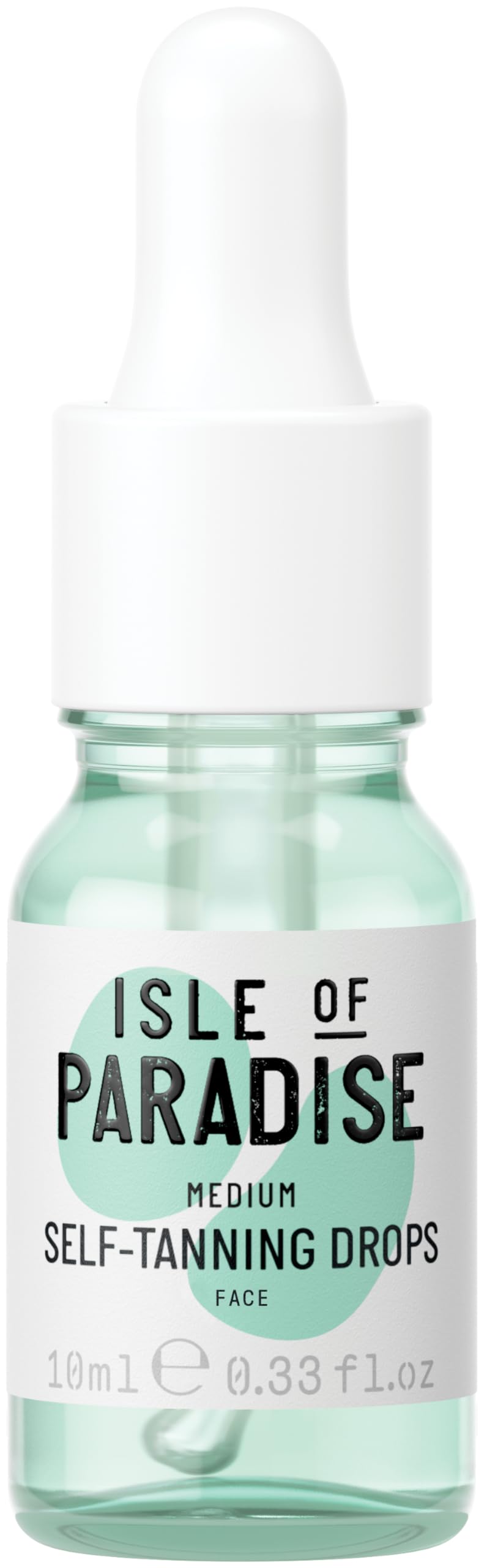 Isle of Paradise Self Tanning Face & Body Drops- Medium, Self Tanner Drops for a Natural Bronze, Long-lasting Tan, Cruelty Free, Fragrance Free & Dermatologist-Approved, 0.33 fl. oz