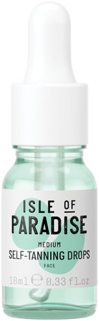 Isle of Paradise Self Tanning Face & Body Drops- Medium, Self Tanner Drops for a Natural Bronze, Long-lasting Tan, Cruelty Free, Fragrance Free & Dermatologist-Approved, 0.33 fl. oz