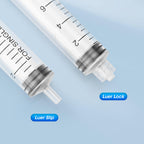 10 Pack 60 ml Syringe Without Needle, Syringe with Cap Individually Wrapped, for Liquids, Scientific Labs, Dispensing