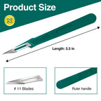 YixangDD 20 PCS Scalpel Blades with #11 Scalpels Surgical Blades