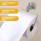 FuWeave 60 Pack Reusable Toilet Paper Towels No Tear Bidet Towels Washable Toilet Paper Bulk Paperless Rolls Cotton Treadmill Family Cloth Wipes (White)