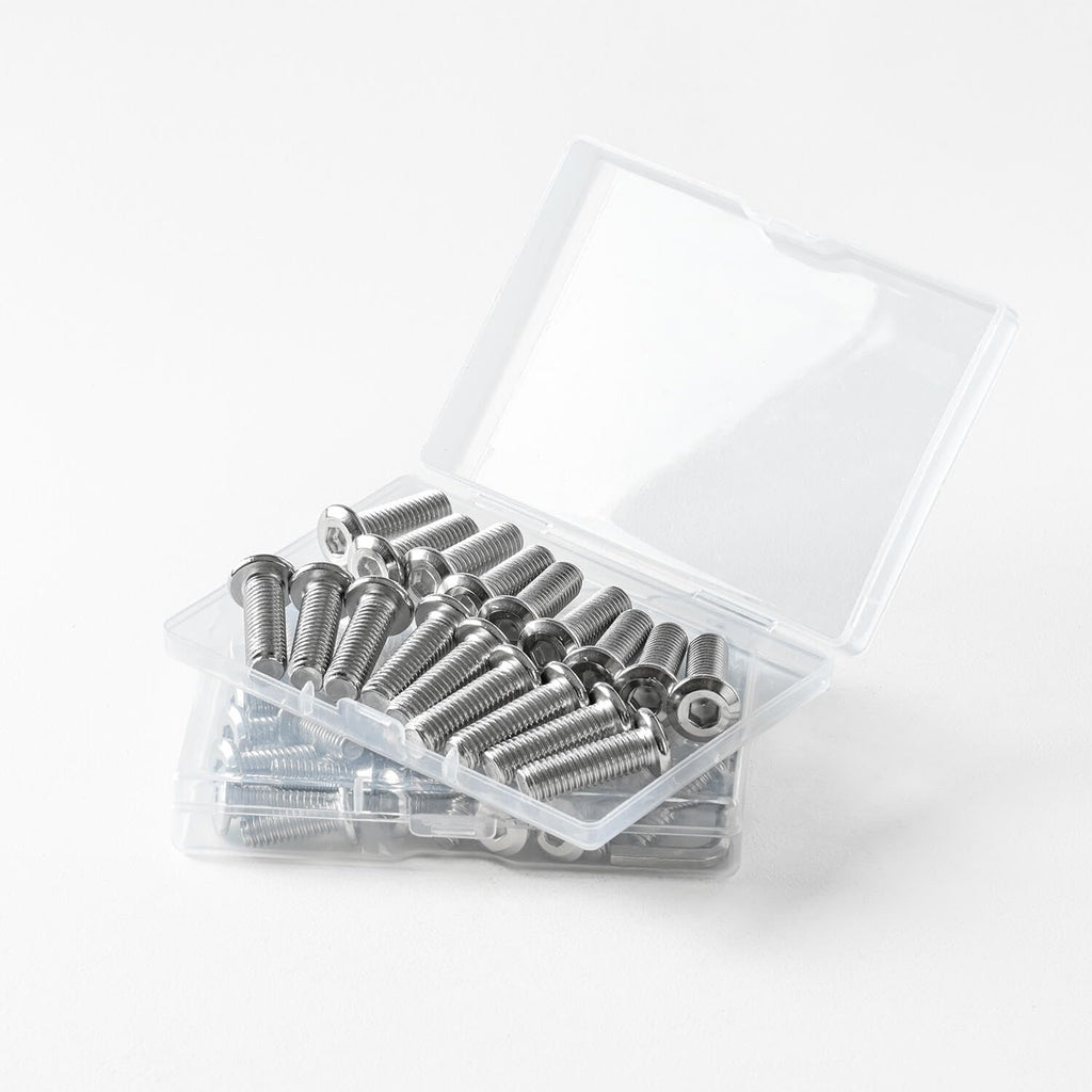 M8 x 90mm (10 Pack) Metric Flat Head Hex Socket Cap Screws Bolts, 304 Stainless Steel 18-8, Hex Drive, Bright Finish, Fully Machine Thread