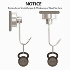 Tohoer Magnetic Hooks, Neodymium Magnets Hook Heavy Duty 30LBS with Rust Proof for Fridge, Refrigerator, Oven, Grill, BBQ, Key, Tools Holder, Utensil, Kitchen, Outdoor, Magnet for Hanging Wreaths