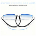 2026 New Clarity Blue Glasses, Clarity Multifunctional Smart Blue Glasses, Automatic Adjustment Eye Reading Glass for Men/Women with Case and Glasses Cloth