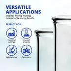 United Scientific™ Borosilicate Glass Beaker, 1000ml, Autoclavable, 1 Each