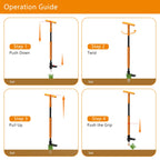 Weed Puller Tool, Fully Stand Up Weeding Tool With 3 Claws - Zero Bending and Back Saver, Effortless and Efficient Weed Remover, Durable and Lightweight Weeder, Ideal for Effortless Weed Removal