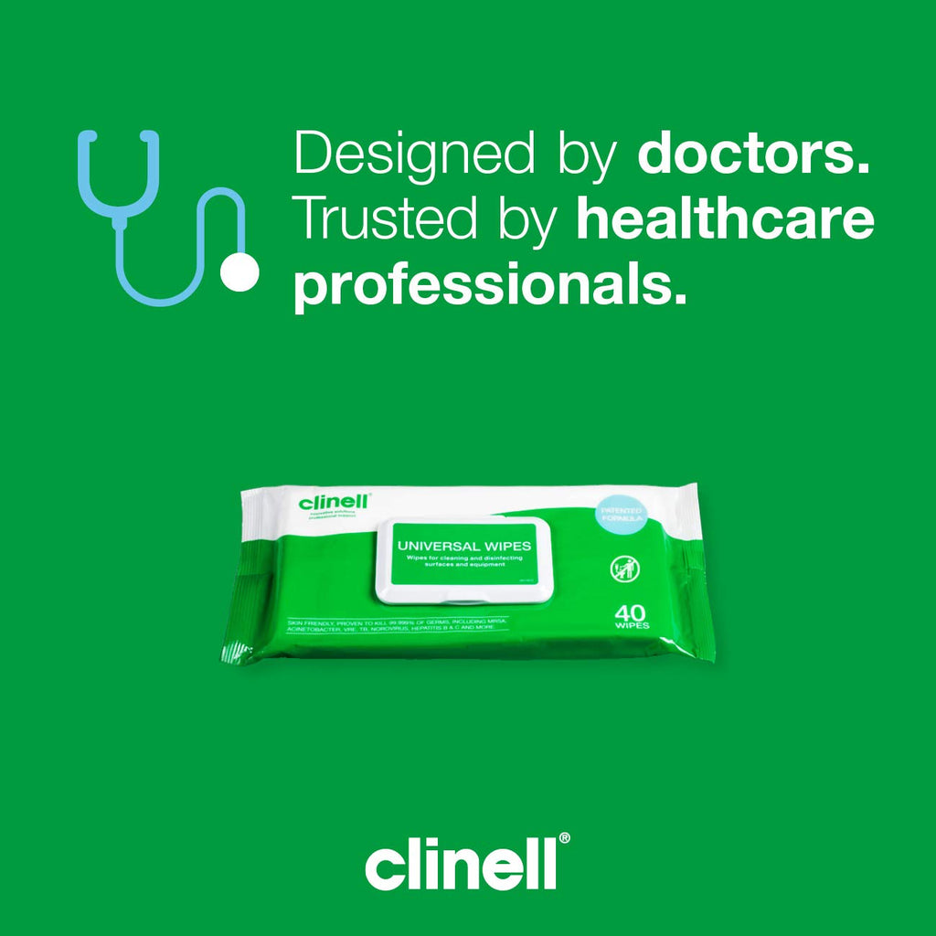 Clinell Universal Sanitising Wipes - Pack of 40