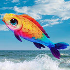 YMYIELD Fish Windsock 40 Inch Durable Outdoor Hanging Decoration | for Yard Garden Patio Deck Boat Dock and More