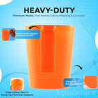 Heavy Duty Pool DE Filter Scoop –1 lb Measuring Cup for Pool Chemicals, Diatomaceous Earth Powder, Soda Ash, Stabilizer, Conditioner –Durable Plastic with EZ Grip Handle for Swimming Pool Maintenance