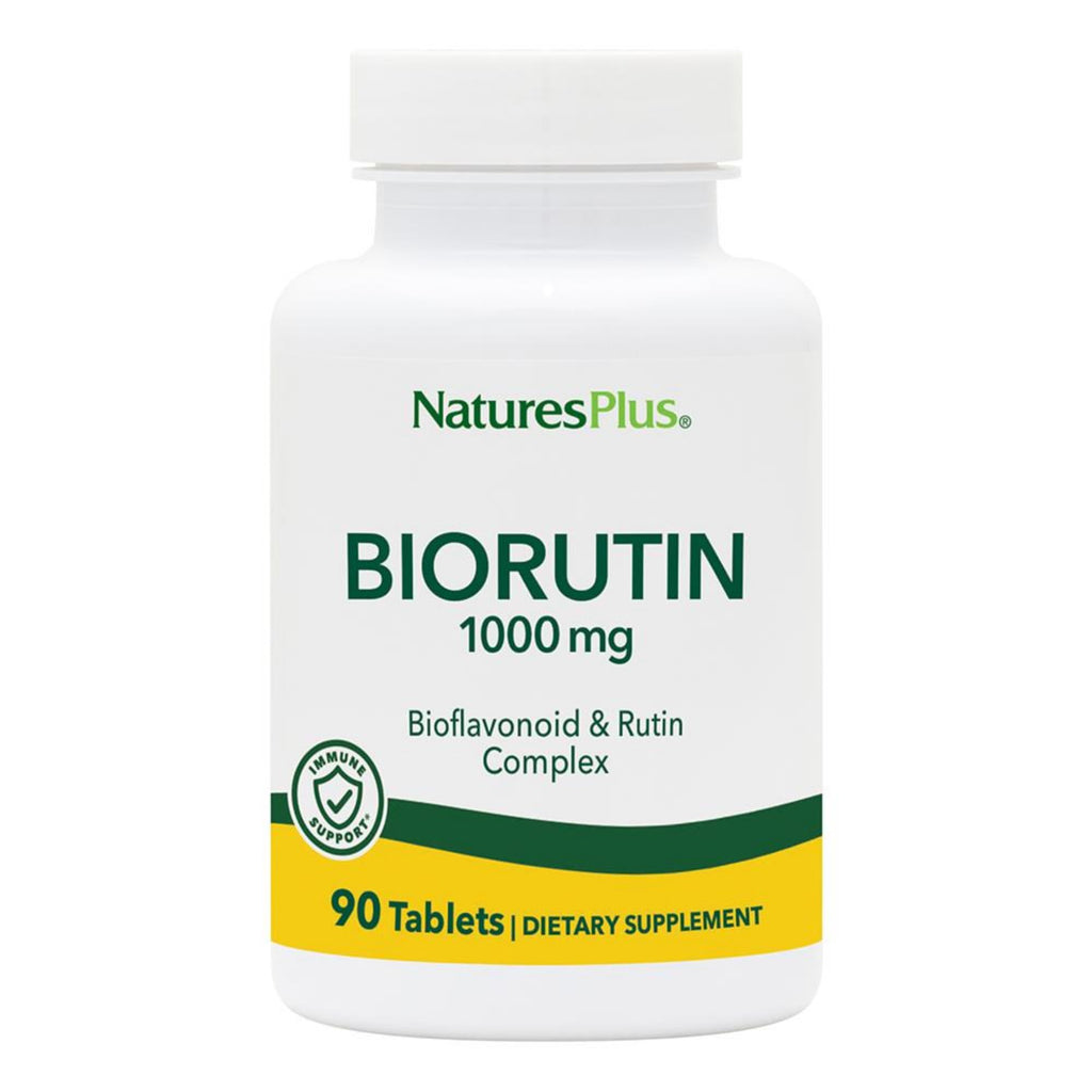 NaturesPlus Biorutin - 1000mg, 90 Tablets - Bioflavonoid & Rutin Complex - Vegetarian, Gluten Free - 90 Servings