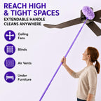 Macroto 30 Count 360°Heavy Duty Duster Refills(for Swiffer), Multisurface Duster Refills Only, Unscented Disposable for Cleaning with 4X Microfibers for Electronics, Furniture, Blinds, Ceiling Fans