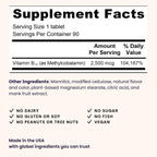 EZ Melts Dissolvable B12 2,500 mcg - Vitamin B12 for Energy & Immune Support - Non-GMO, Vegan & Gluten-Free - Red Cherry - 180 Sublingual Tablets (180 Servings)