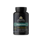 Magnesium Supplement by Ancient Nutrition, Magnesium 300mg with Vitamin D for Immune Support, Adaptogenic Herbs, Enzyme Activated, Paleo & Keto Friendly, 90 Capsules