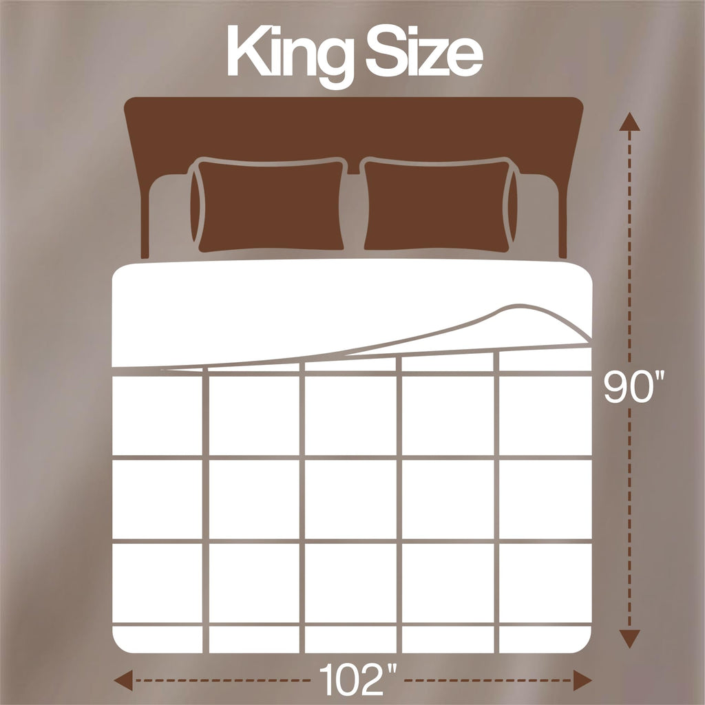 Utopia Bedding Comforter King Size, Duvet Insert, White, 90 x 102 Inches