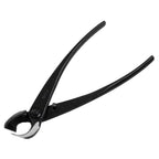 Wazakura Hand Forged Bonsai Concave Branch Cutter, Made in Japan 8 inch (200mm), Japanese Gardening Tools, Straight Edge Black