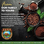 Java Planet Organic, Espresso Blend, Smooth Full Flavored Organic Coffee Beans, Low Acid, Whole Bean Coffee, 5LB Bag