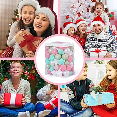 GOGOSO Ball Pits Balls for Toddlers Pack of 50 100 200 Plastics Shape Ball Non-Phthalate Non-BPA Non-Toxic 2.2-Inch Crush Proof Play Balls