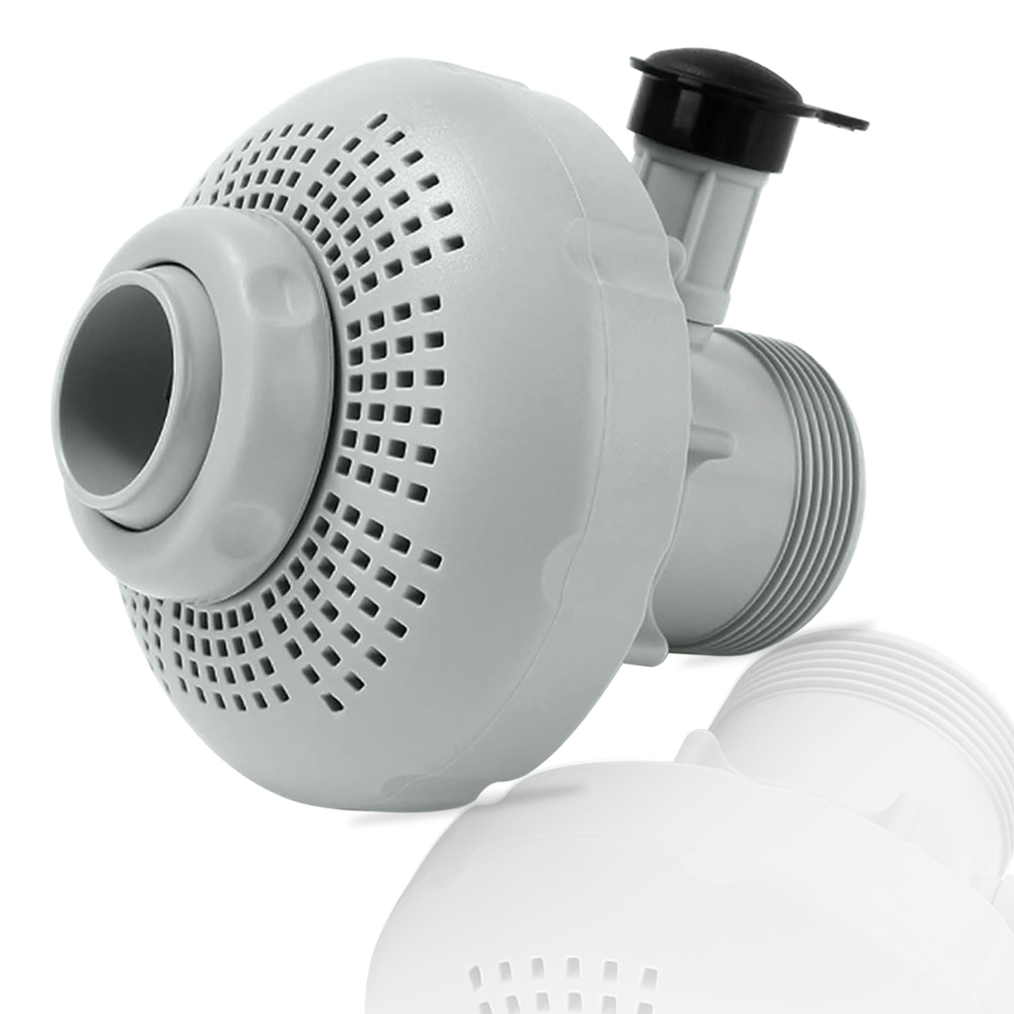 12355 Large Inlet Air Nozzle Compatible with Intex 1900-2450gph Pumps, Pool Inlet Air Nozzle for Intex 18' and Larger Pools, Strainer Grid Nozzle Kit Replacement Parts - 1 Pack
