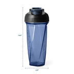 YETI Yonder Helimix Vortex Blender Shaker Bottle Holds up to 27oz | No Blending Ball or Whisk | USA Made | Portable Pre Workout Whey Protein Drink Shaker Cup | Dishwasher Safe, Charcoal