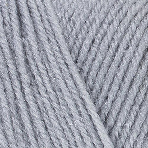 Red Heart Super Saver Light Grey E300-341 (3-Skeins - Same Dye Lot) Worsted Medium #4 Acrylic Yarn for Crocheting and Knitting with Project Bag