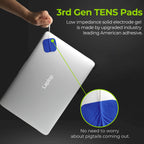 AUVON TENS Unit Pads Electrode Patches 20 Pcs, Upgraded Self-Stick, 2"x2"