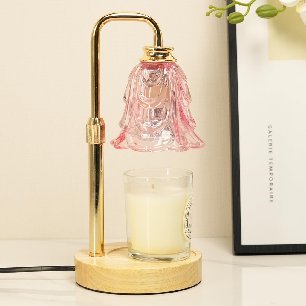 SupBri Candle Warmer Lamp with Timer, Pink Birthday Gifts for Women