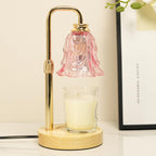 SupBri Candle Warmer Lamp with Timer, Pink Birthday Gifts for Women