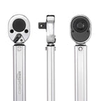 Amazon Basics 1/2-inch Drive Click Torque Wrench, 20-150 foot-lb, 27.1-203.5 Nm, Sturdy Construction with Storage Case