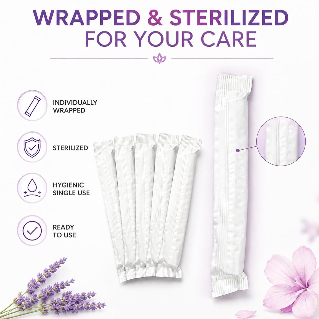 Seroflora Vaginal Cream Applicator, Individually Wrapped, Soft Tip, 60Pk