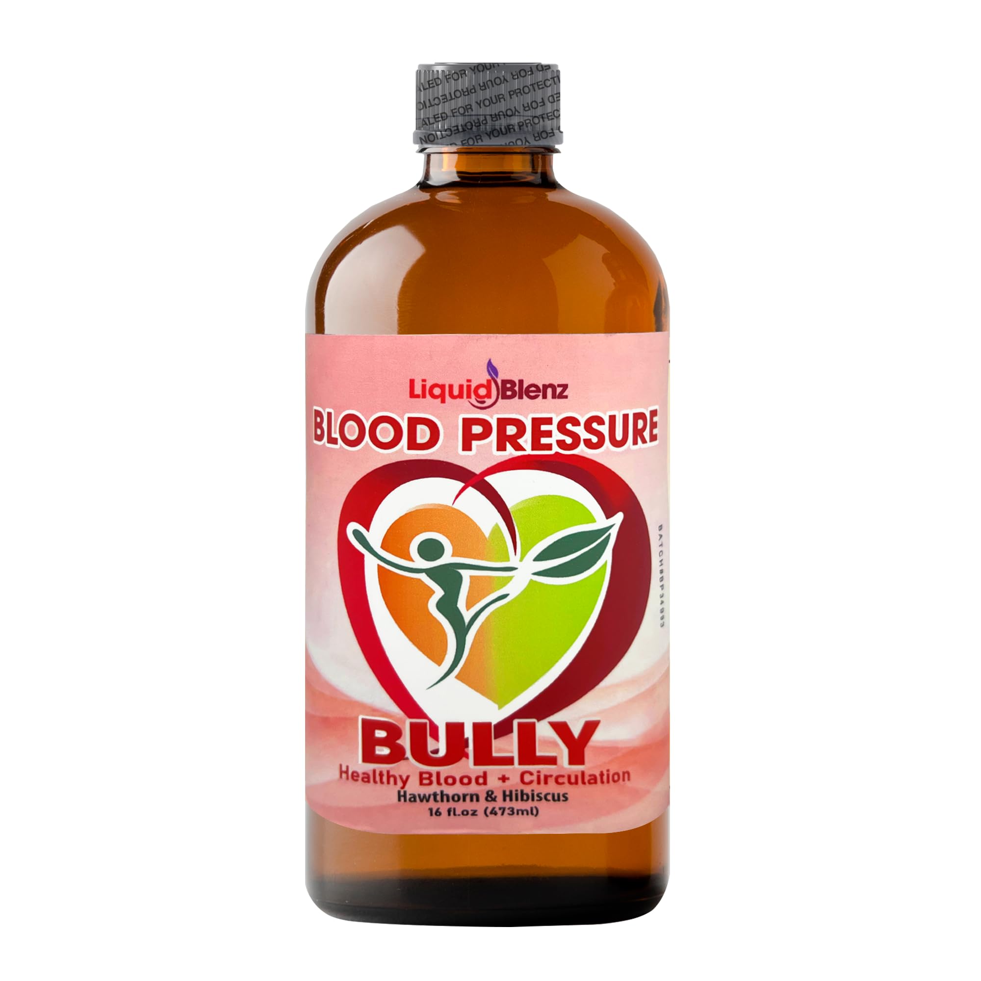 Liquid Blenz Blood Pressure Bully | Herbal Supplement for Healthy Blood Pressure & Circulation Support | 16 fl oz