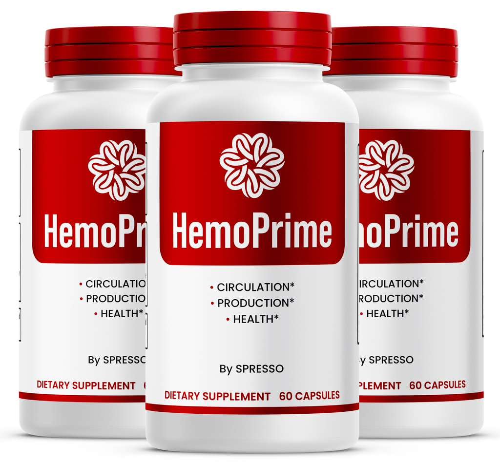 (3 Pack) Hemo Prime Capsules - Official HemoPrime Supplement Pills with Premium Ingredients, Advanced Formula Support for Overall Health & Wellness Reviews (180 Capsules)
