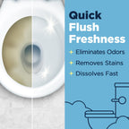 Nature Clean Natural Toilet Bowl Cleaners Strips 6 x 45 count, Plastic-Free Packaging, Refresh Toilets & Bathroom. No Splash