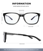 ANYLUV Blue Light Glasses for Men, Lightweight Computer Gaming Glasses, Stylish Anti Eyestrain Blue Light Blocking Men