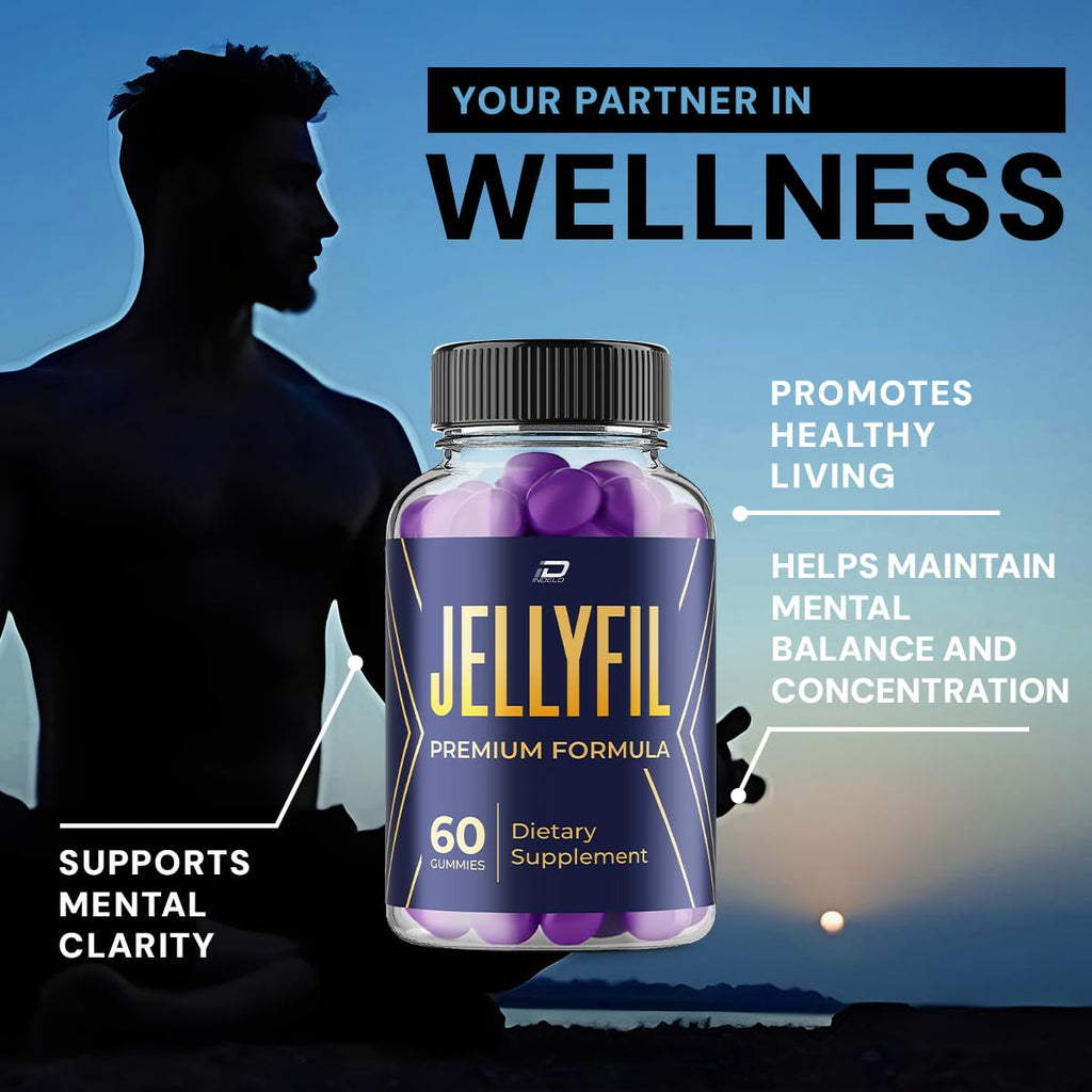 Jellyfil Gummy – Jellyfil Gummies Advanced Formula for Natural Ingredients, Extra Strength for Active Lifestyle - 2 Pack - 120 Gummies