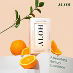 ALŌH Sweet Orange Bergamot + Aloe Hand Sanitizer Wipes, Travel Size