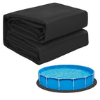 Gonioa 15 FT Pool Pad for Above Ground Pools, Round Pool Liner Pad Under Pool Mat for Above Ground Pools, Heavy Duty Pools Ground Pad to Prevent Puncture and Extend Liner Life