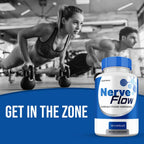 Nerve Flow Supplement Pills, NerveFlow All Natural Nerve and Cognitive Supplement Pills, 2 Month Supply (2 Pack)