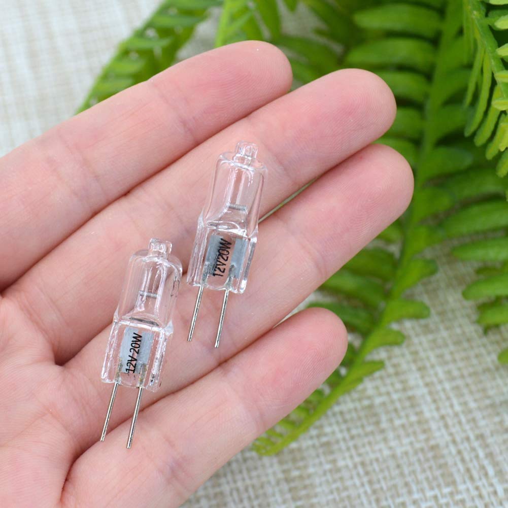 Vinaco G4 Halogen Bulb 12V 10W 2800K Warm White for Cabinet Lighting