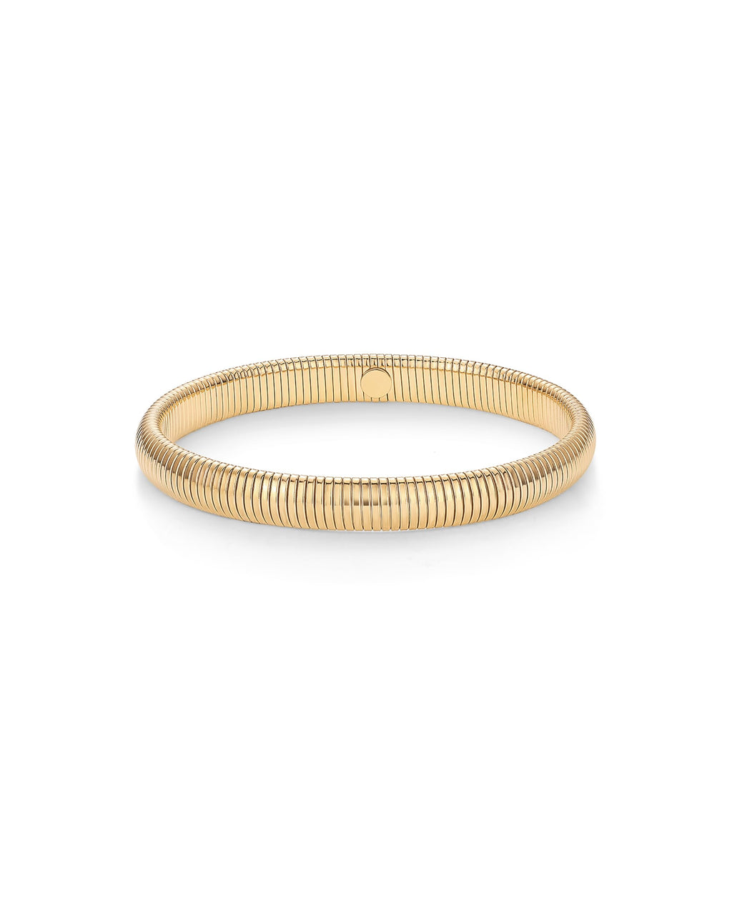 PAVOI Chunky Bangle Bracelet, 14K Gold Plated, Yellow Gold