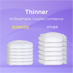 SUNKISS Ultra Thin Incontinence Underwear for Women, High Absorbency & Super Soft Postpartum Diapers, Disposable Adult Pull Ups, Small/Medium, 20 Count