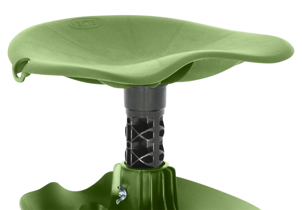 TheXceptional ROCKr Garden Stool with Seat Pad | Gardening Stool with Rocking Base for Yard and Garden | Light Weight Gardeners Chair Tool to Help Knees | Made in USA by Vertex Products | Model EX121