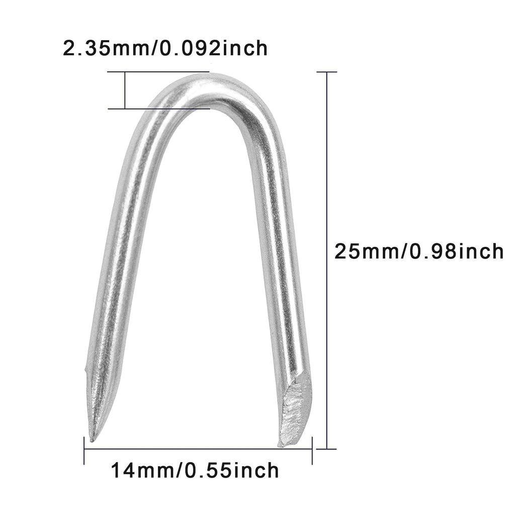 Wire Fencing Galvanised Staples （280 pcs），Chicken Wire Fencing Staple