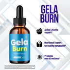 (2 Pack) Gela Burn Drops, Official GelaBurn Drops with Natural Ingredients, Advanced Formula Supplement with Max Strength Health & Wellness Active Lifestyle Multivitamins for Women& Men (60 Servings)