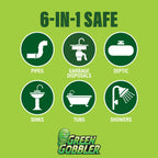 Green Gobbler Fruit Fly Killer+ - Kills Fruit Flies, Drain Flies & Sewer Flies, Gel Treatment for Use in Sinks & Pipes - Safe for Septic Systems, 32oz - Up to 8 USES (2 Pack)