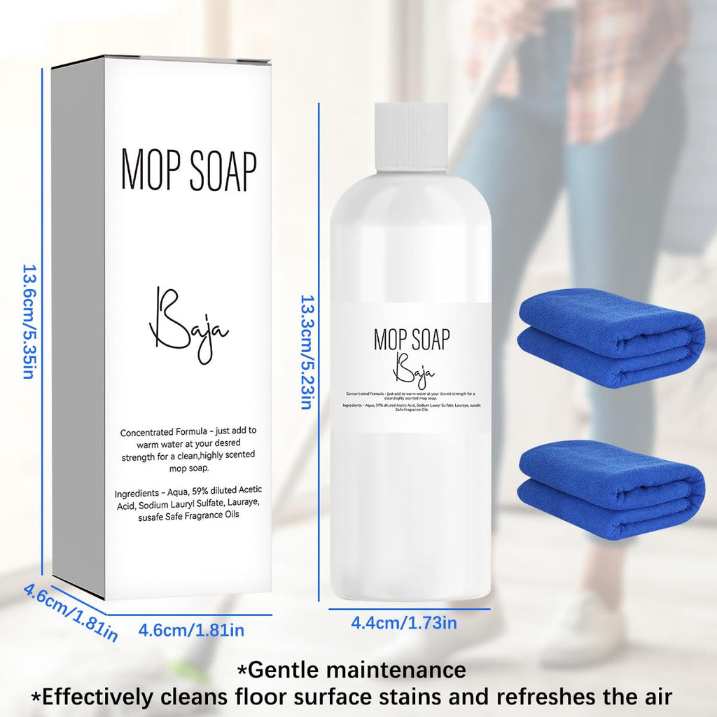DOUNIU Mop Soap Brazilian Waves, Mop Soap Scented, Luxury Mop Soap, Mop Soap For Floor Cleaning (120ml)